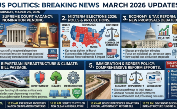 US Politics Breaking News March 2026 Updates