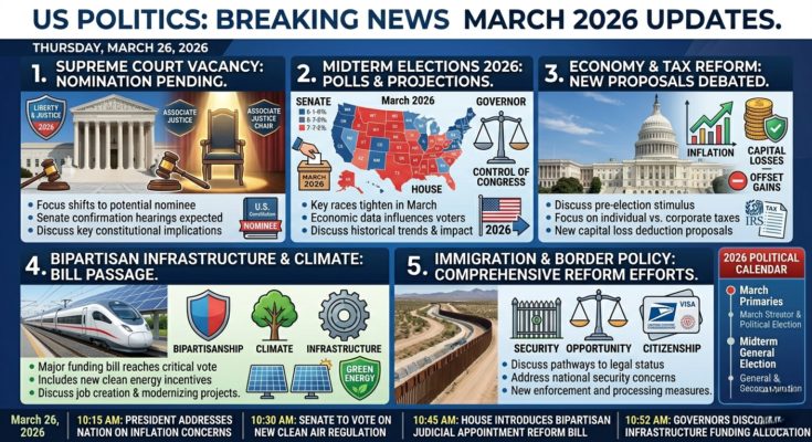 US Politics Breaking News March 2026 Updates