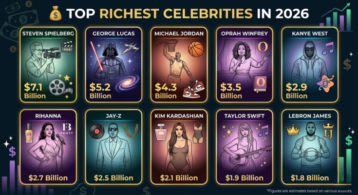 richest celebrities 2026 net worth