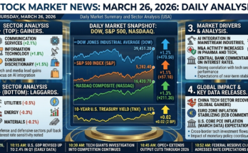 Stock Market News Today USA March 2026 Analysis