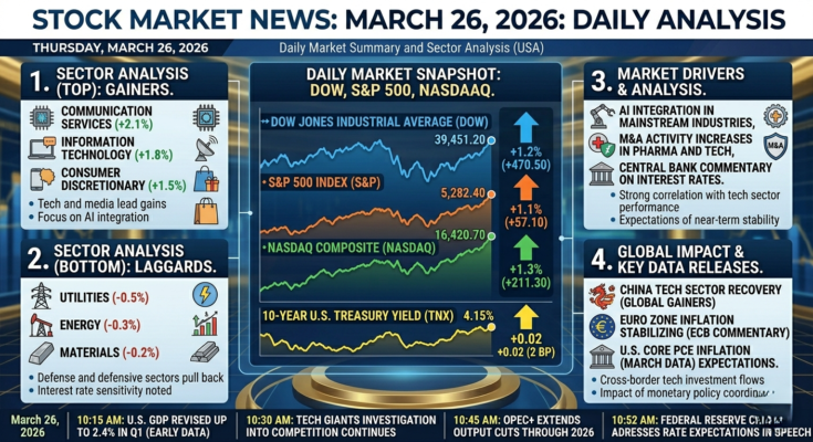 Stock Market News Today USA March 2026 Analysis