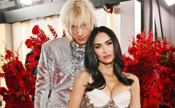 Megan Fox and Machine Gun Kelly at a red carpet event, celebrity couple drama March 2026